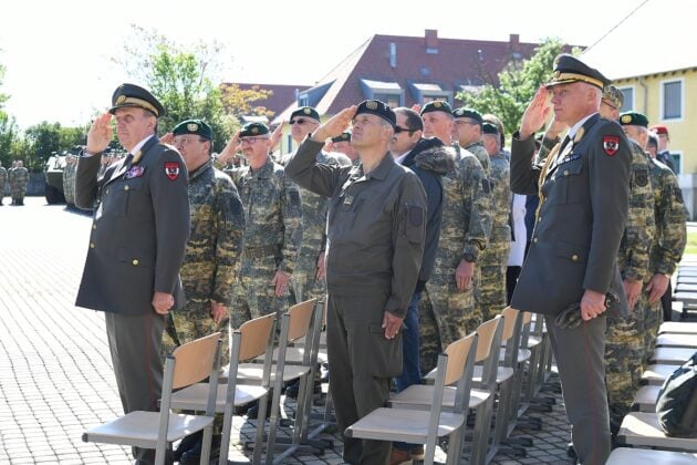 Kommandoübergabe beim Jägerbataillon Niederösterreich – ©Patrick Huber