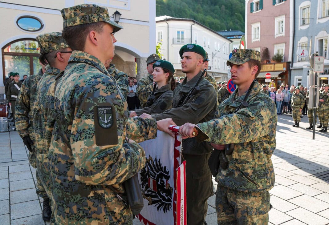 Angelobung in Hallein – ©Bundesheer/Steger