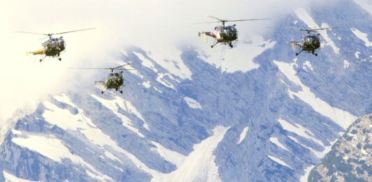 Fly Out der Alouette III – ©Georg Mader