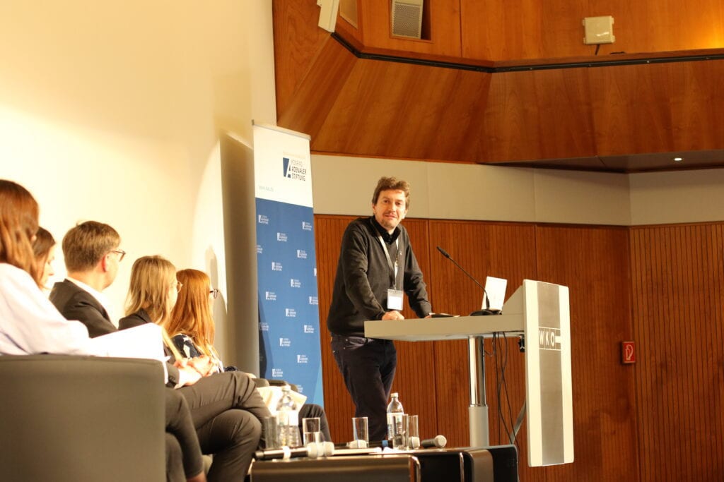 Daniel Göler beim „Wiener Dialog zur Zukunft Europas 2024” ©Konrad Adenauer Stiftung Wien: Eva Dohalova