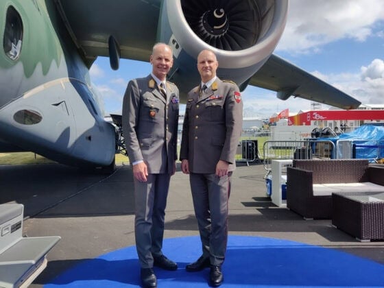 Generalmajor Harald Vodosek und Brigadier Jörg Freistätter vom BMLV – ©Georg Mader