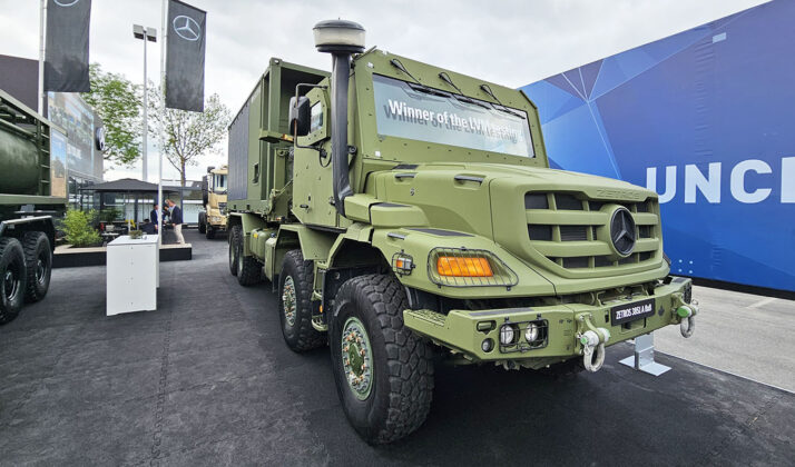 Zetros von Mercedes-Benz Special Trucks auf der Eurosatory 2024 – ©Militär Aktuell/Zacharias