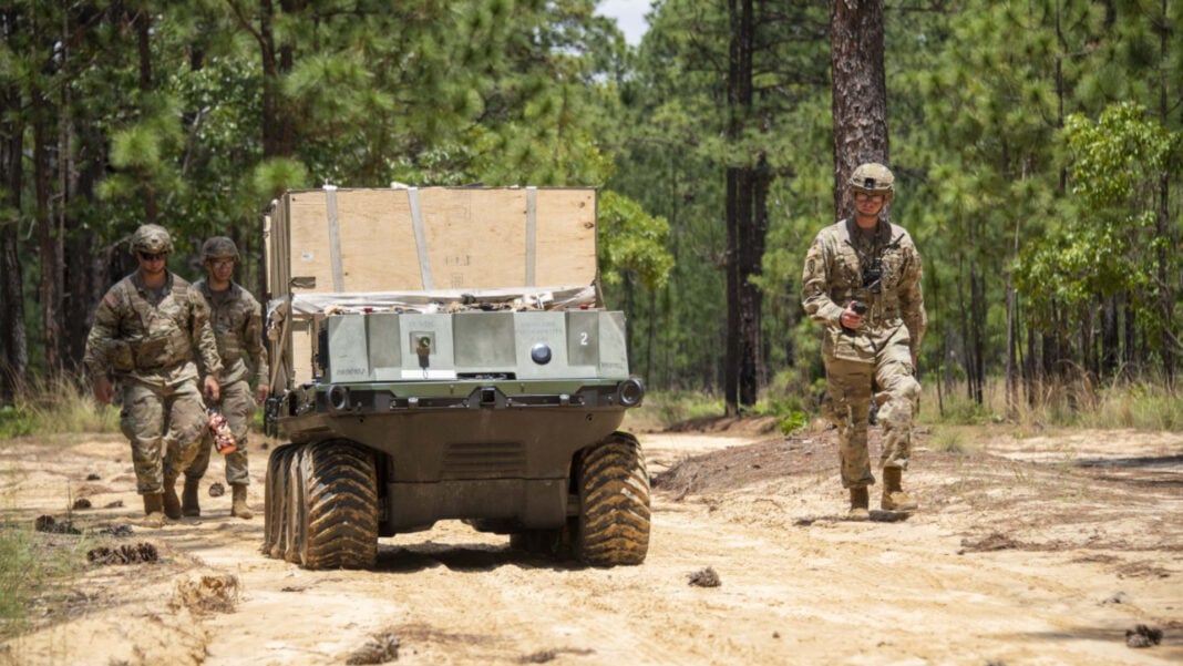 „S-MET“ Roboter-Maulesel der Nationalgarde von Iowa – ©US Army