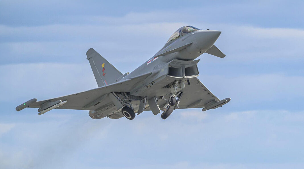 Eurofighter Tranche-3 mit ECRS Mk.2-Radar – ©BAE Systems