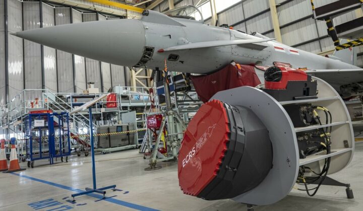 Eurofighter Tranche-3 mit ECRS Mk.2-Radar – ©BAE Systems