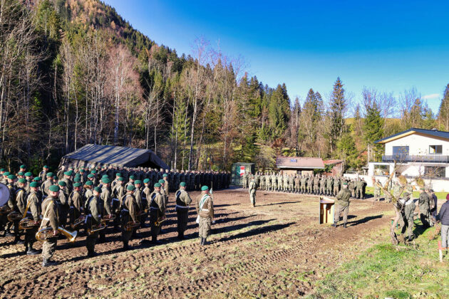 Festakt zur Übergabe der Brücke in Annaberg-Lungötz – ©Bundesheer