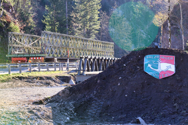 Festakt zur Übergabe der Brücke in Annaberg-Lungötz – ©Bundesheer