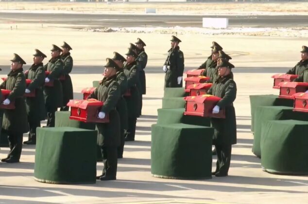 Übergabe sterblicher Überreste gefallener Soldaten von Südkorea an China – ©Archiv