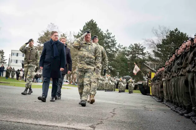 Angelobung in der Hessen-Kaserne in Wels – ©Bundesheer/Unterbuchberger