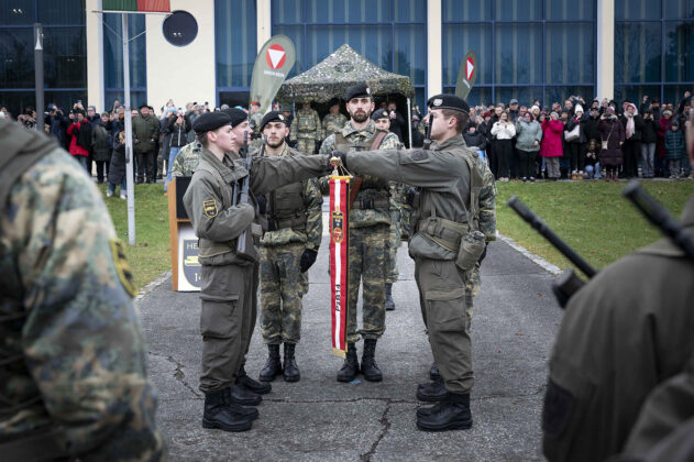 Angelobung in der Hessen-Kaserne in Wels – ©Bundesheer/Unterbuchberger